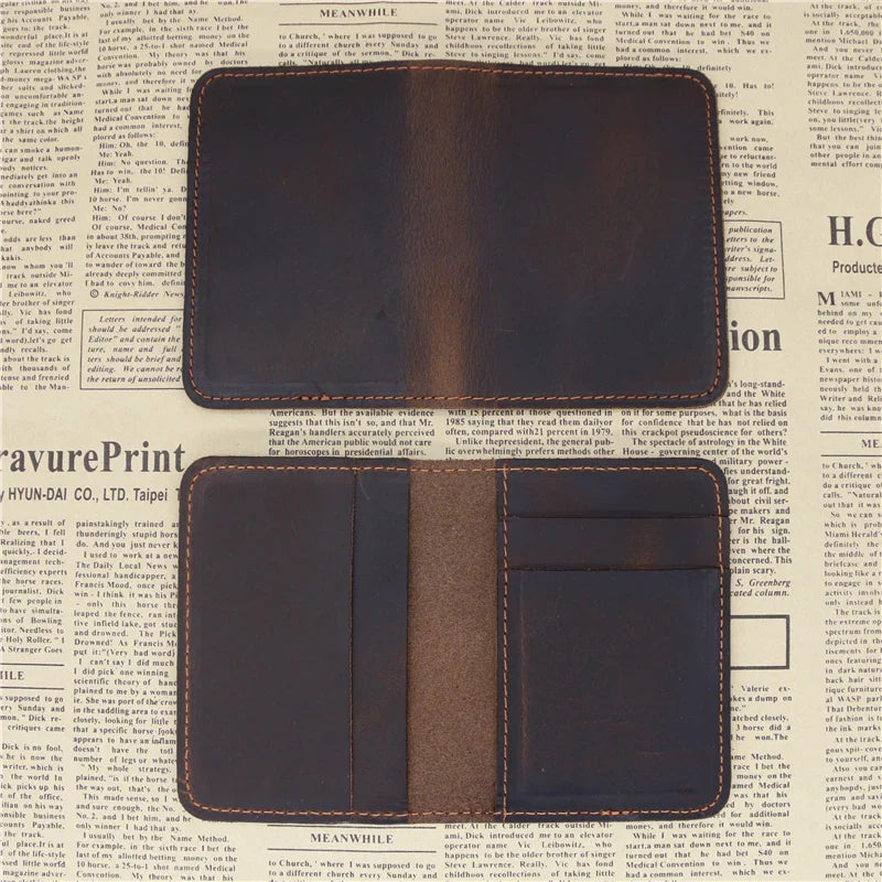 Carteira Executiva de Couro Legítimo | Allegante Vintage