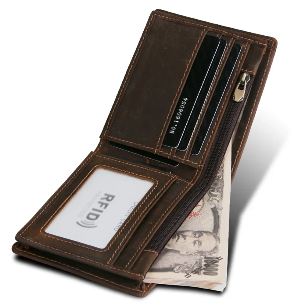 Carteira de Couro Legítimo Anti RFID | Allegante Leather II