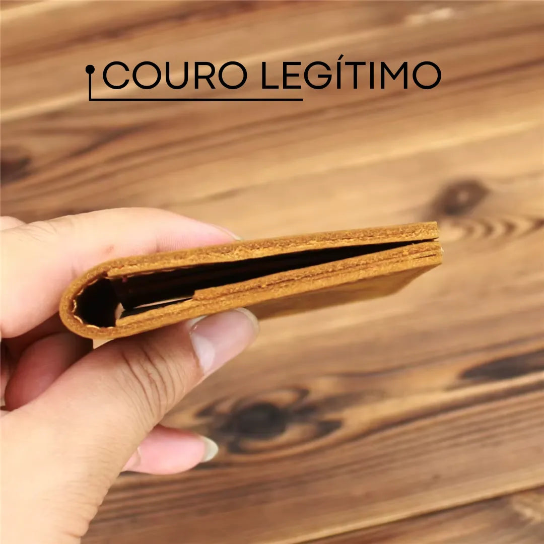 Carteira Executiva de Couro Legítimo | Allegante Vintage