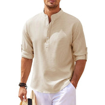 Camisa de Linho Beach Wear
