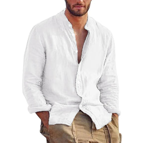 Camisa de Linho Beach Fashion