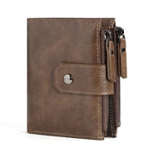 Carteira de Couro Clássica Allegante Ziper