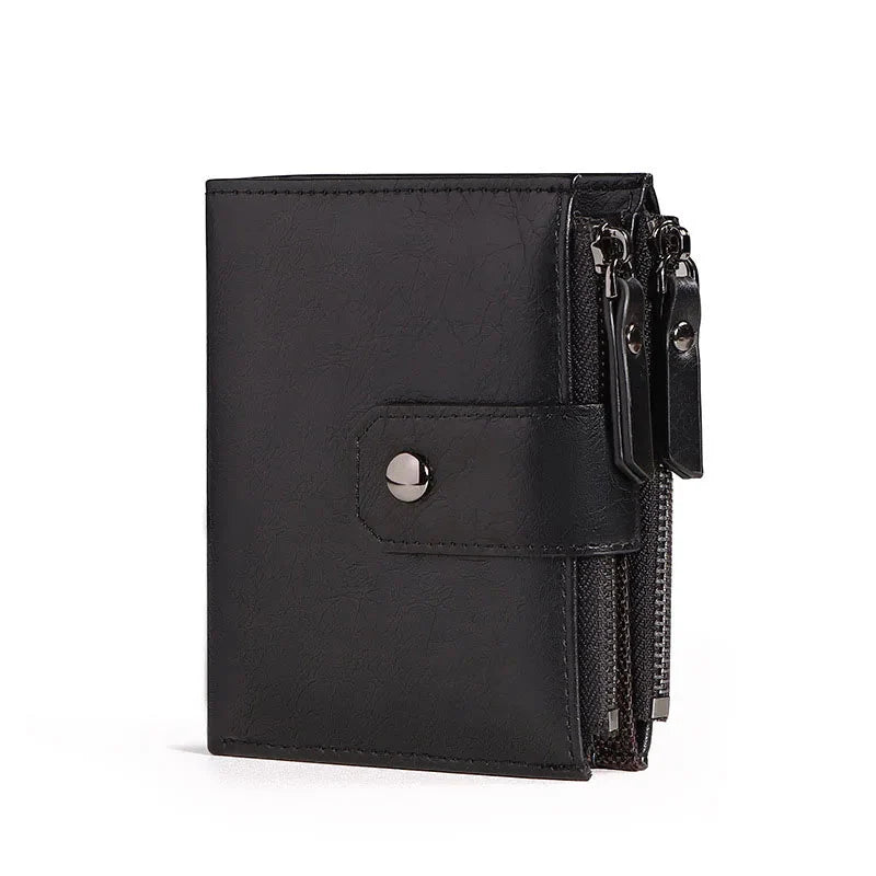 Carteira de Couro Clássica Allegante Ziper