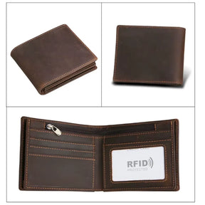 Carteira de Couro Legítimo Anti RFID | Allegante Leather II